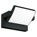 Ideal Lux - Iluminação de parede exterior LED SWIPE LED/21W/230V CRI 90 IP54 preto